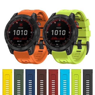 Curea silicon 26mm Quickfit ceas Garmin Fenix 5X 6X 7X Epix Pro Quatix 3 foto