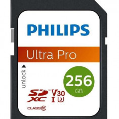Card de memorie Philips FM25SD65B/00, SDXC, 256GB, Clasa 10, UHS-I U3, V30