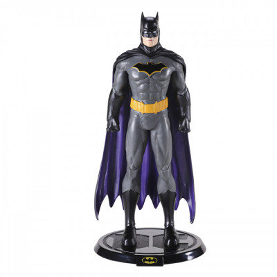 Figurina Batman articulata IdeallStore&amp;reg;, Dark Knight, editie de colectie, 18 cm, stativ inclus foto