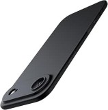 BestCase&reg; Husa pentru Apple iPhone 17 Air din Silicon Ultra Slim, Negru mat