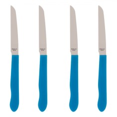 Set Cuțite Bucătărie, Tableware, Inox, M&acirc;nere Albastre, 4 Bucăți