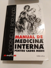 CORNELIU BORUNDEL - MANUAL DE MEDICINA INTERNA PENTRU CADRE MEDII foto