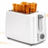 Prajitor de Paine Warrior, 750 W, 2 Felii, 7 Niveluri de Rumenire, Functie Decongelare/Reincalzire, Alb