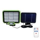 Lampa LED cu panou solar, 162 SMD, telecomanda, 30W