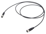 Conector M12 mufă mamă 5 pini &icirc;n unghi cablu 0,5 m HARTING