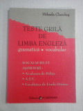 TESTE DE LIMBA ENGLEZA gramatica, vocabular - Mihaela CHERCHES