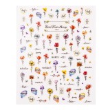 Cumpara ieftin Abtibild Unghii SensoPRO Milano - Flower Diary