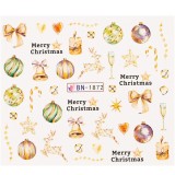 Tatuaj Unghii LUXORISE Christmas Deco, BN-1872