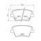 Placute frana Hyundai Santa Fe 4 (Tm Tma) 02.18-, Santa Fe 4 Box/Suv (Tm) 02.18-, Spate, BREMBO
