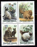 MARSHALL ISLANDS 1995 FAUNA DOMESTICA PISICI