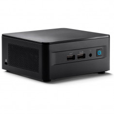 Mini PC Asus NUC 12 Pro Kit NUC12WSHi3 cu procesor Intel® Core™ i3-1220P pana la 4.40 GHz, fara RAM, fara stocare, Intel® UHD Graphics, No OS, EU cord