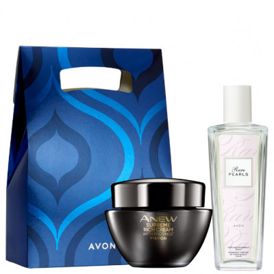 Set parfum si crema Luxurious Anew, Avon, 50 ml foto