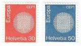 |Elvetia, Europa CEPT, 1970, MNH