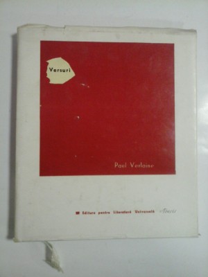 VERSURI - PAUL VERLAINE foto