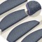 vidaXL Covora?e trepte scara, 15 buc., gri inchis/albastru, 65x24x4 cm