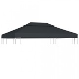 VidaXL Acoperiș pavilion, 2 straturi, 310 g/m&sup2;, 4x3 m, antracit