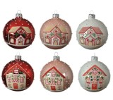 Cumpara ieftin Glob - Bauble Glass Ginger Bread House - mai multe modele | Kaemingk