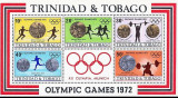 Trinidad-Tobago 1972 - Jocurile Olimpice, bloc neuzat