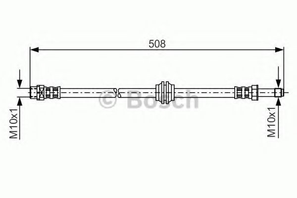 Conducta / cablu frana BMW Seria 3 Touring (E46) (1999 - 2005) BOSCH 1 987 481 331