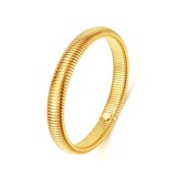 Cumpara ieftin Bratara Bangle placata cu aur Snake