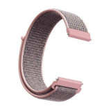 Curea material textil, compatibila cu Fossil Gen 5 Smartwatch, Telescoape QR, 22mm, Light Pink, Very Dream