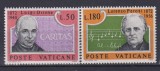 VATICAN 1972 PERSONALITATI MI. 613-614 MNH