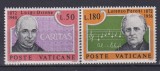 VATICAN 1972 PERSONALITATI MI. 613-614 MNH, Nestampilat