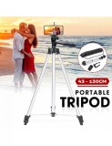 Trepied fotografic din aluminiu compact cu suport mobil 3D Telecomanda Bluetooth