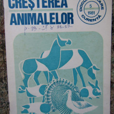 CRESTEREA ANIMALELOR DOCUMENTARE CURENTA NR 5 1981