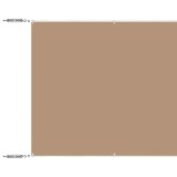 Cumpara ieftin Copertina verticala, gri taupe, 140x800 cm, tesatura oxford