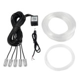 Banda LED auto FOXMAG24, lumini ambientale premium, 5 unitati, lungime fir 6M, cu telecomanda