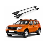 Bare portbagaj transversale auto aluminiu compatibile Dacia Duster I (Hs) (SUV 2010-2013) 84 cm