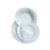 Set de Masa 12 Persoane 2x18 AL2049 Opal Alb Buline 36 piese ARTC