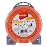 Fir motocoasa Makita E-01797 PERS12088, profil stea, nylon, 2.4 mm x 15 m