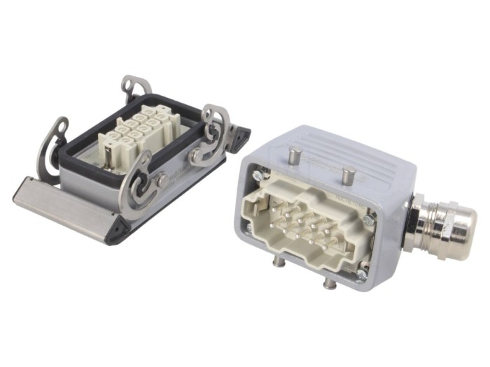Conector HDC 10 pini, set complet