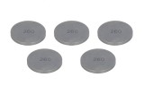 Cumpara ieftin Placi de supape 25mm x2,6mm, (5buc) pentru HONDA CB, CBX; TRIUMPH ADVENTURER, AMERICA, BONNEVILLE, DAYTONA, LEGEND, ROCKET, SCRAMBLER, SPEED TRIPLE, S