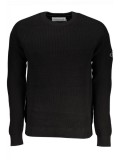 Cumpara ieftin Bluză bărbați, cu logo brodat, Regular fit, negru, XL