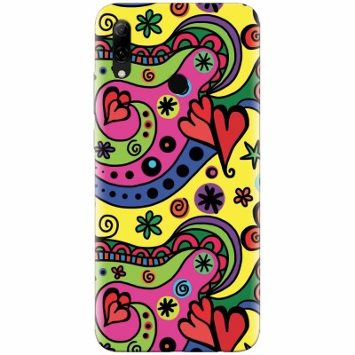Husa silicon pentru Huawei P Smart 2019, Heart Color foto