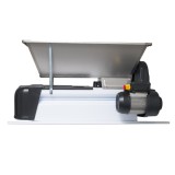 Cumpara ieftin Zdrobitor struguri cu desciorchinator electric, GRIFO DMCSI Italia, cuva inox (900 x 500 mm) - motor 220 V, 1 CP, capacitate maxima 1.500 kg/ora