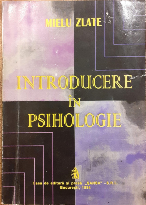 Introducere in psihologie