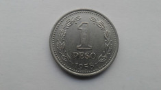 Argentina1 peso 1958 foto