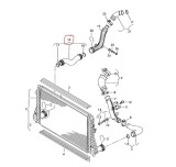 Furtun intercooler, supraalimentare Audi A3 202013, Tt 20; Seat Altea 20, Leon 202012, Toledo 202010; Vw Eos 202015, Jetta 202010, cauciuc, RapidAuto