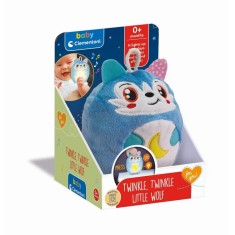 Clementoni - Jucarie lup de plus cu lumina de noapte si sunete pentru relaxare