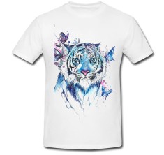 Tricou &amp;quot; Tigru si fluturi &amp;quot; foto