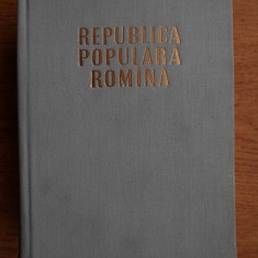 Constantin Daicoviciu - Republica Populara Romana (1960, editie cartonata)
