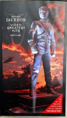 MICHAEL JSCKSON Video Greatest Hits _ caseta video, VHS _ SMV, UK , 1995 foto