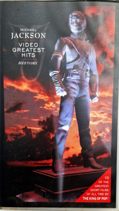 MICHAEL JSCKSON Video Greatest Hits _ caseta video, VHS _ SMV, UK , 1995