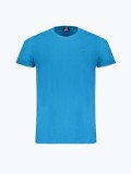 Tricou barbati cu decolteu la baza gatului din bumbac, Albastru (Marime: M), Norway