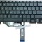 Tastatura Laptop, Asus, ZenBook Flip 15 UX562FA, UX562FAC, UX562UG, UX562IA, UX562IQ, iluminata, gri, layout US