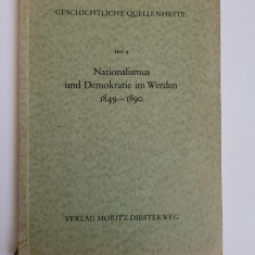 Nationalism si Democratie 1849-1890, lb. germana, Frankfurth, 1962